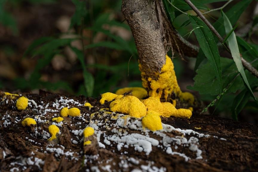 eliminating slime mold from grass