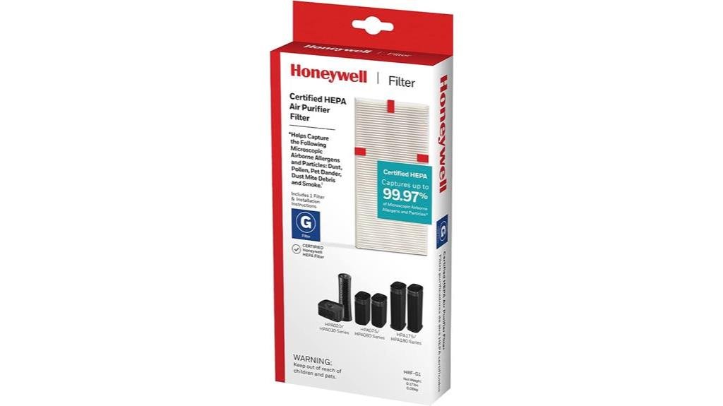 detailed review of honeywell hepa air purifier filter g