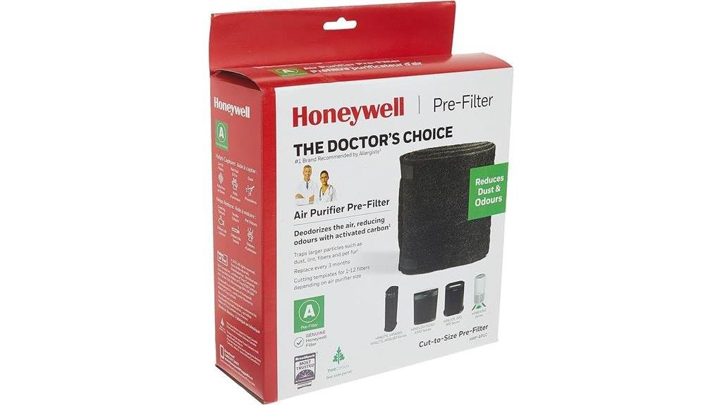 honeywell c 6005 pre filter air quality improvement